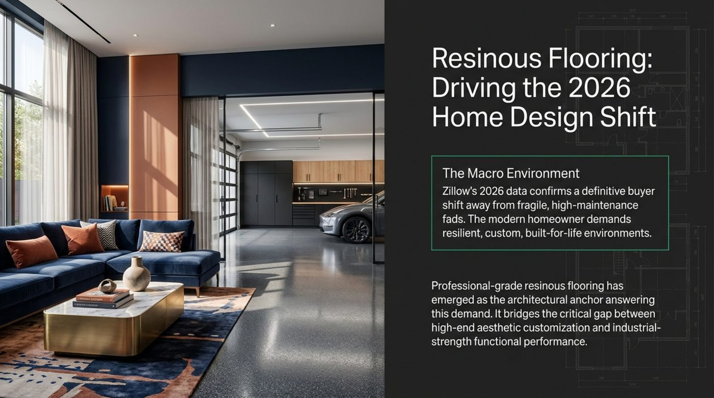 The 2026 resinous flooring design shift: from single-use rooms to activity hubs