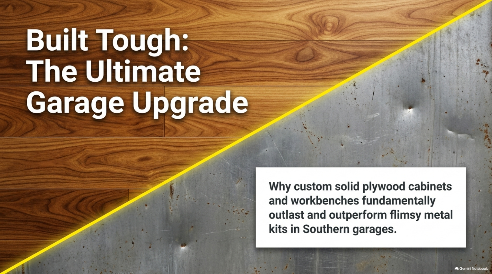 Built tough — the garage upgrade