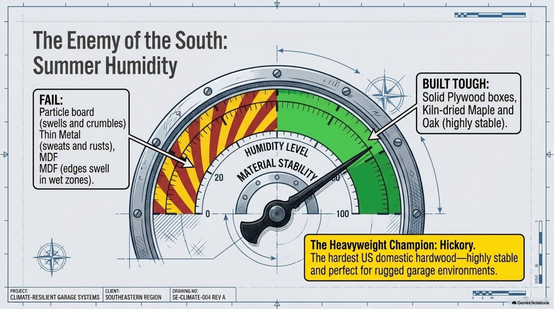 Southern garage climate considerations