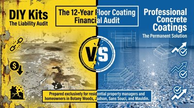 The 12-Year Floor Coating Audit: What Actually Happens to a DIY Kit in Northern Virginia