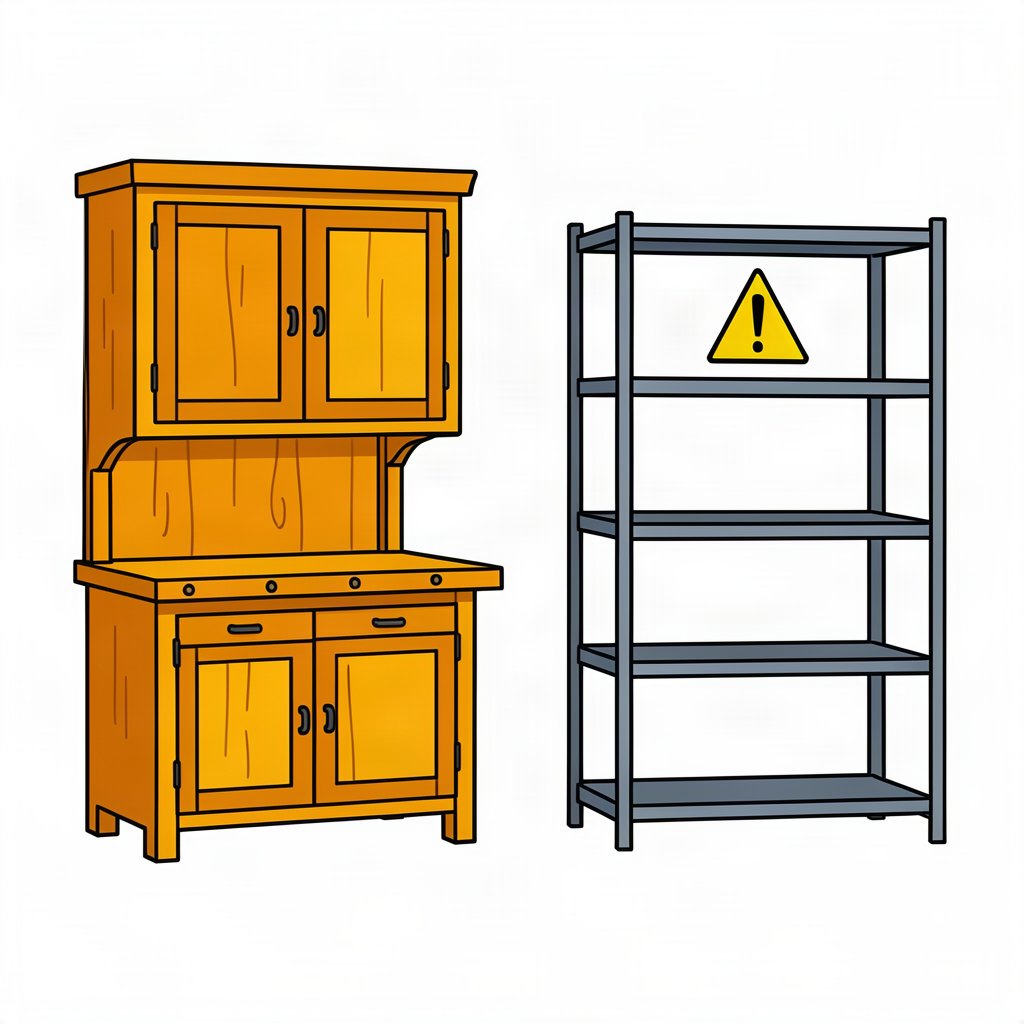Garage Cabinets and Workbenches: Why Solid Wood Beats Metal Kits