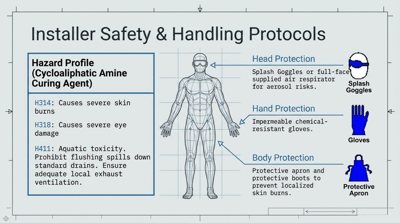 Installer Safety and Handling on a Resinous Flooring Job